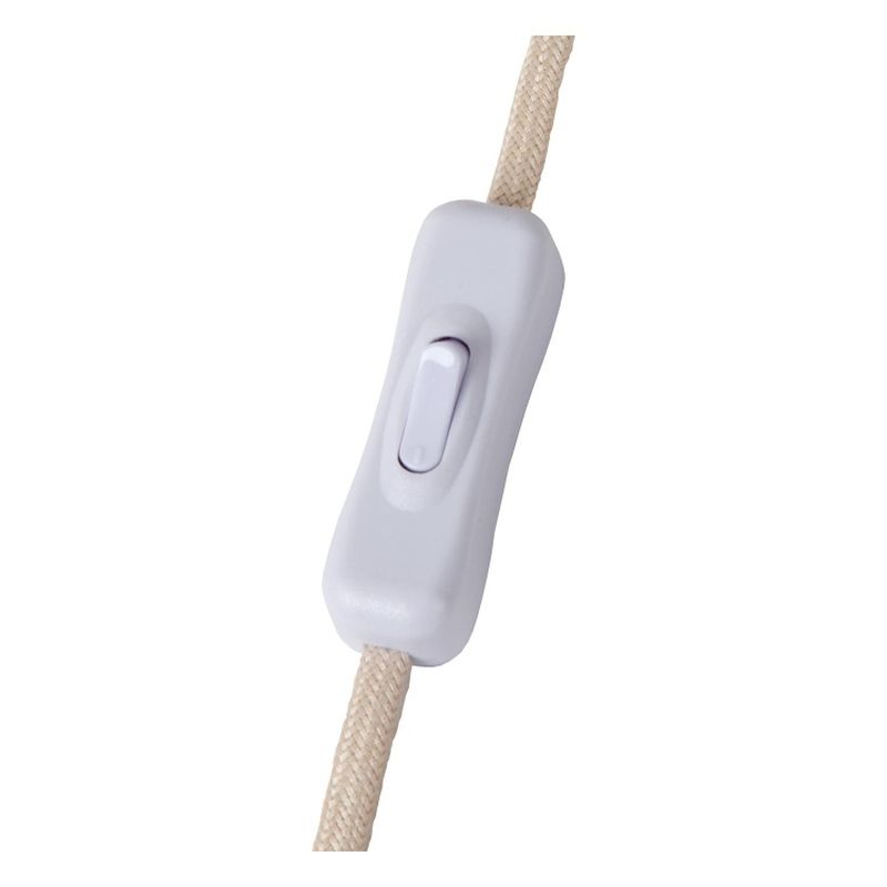 Lucide DOREDOS - Stolná lampa - Ø 20 cm - 1xE27 - Krémová